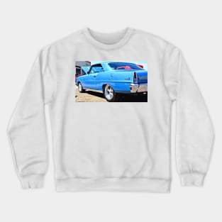 Blue Chevy Nova Hot Rod Crewneck Sweatshirt